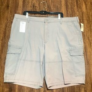 Men’s IZOD Saltwater Cargo Shorts Gray 42W